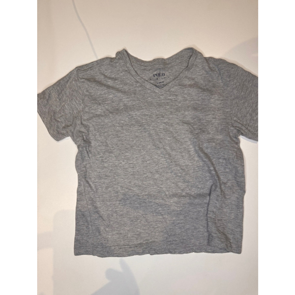 Boys Polo Ralph Lauren T-Shirt, Gray, Size S - Picture 1 of 3